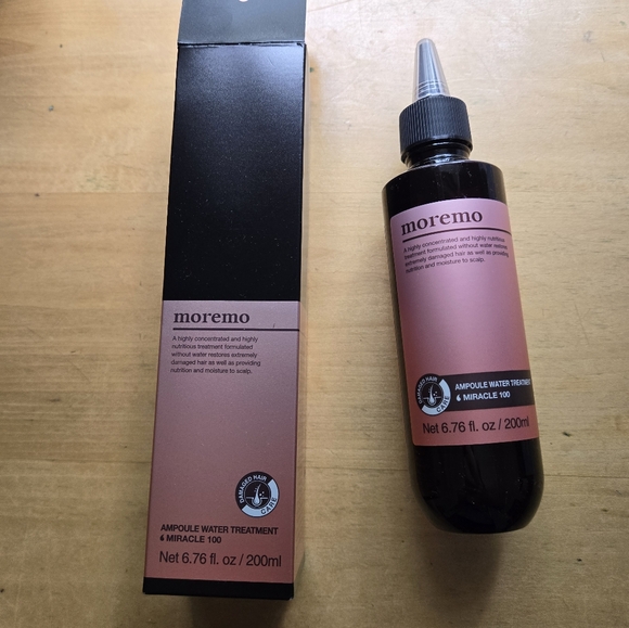 NEW ❤️  MOREMO 'Ampoule Water Treatment'. Treatment for damaged Hair. - Picture 1 of 7